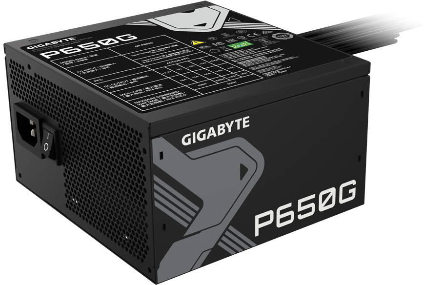 Gigabyte - Fonte Gigabyte P650G 650W 80+ Gold