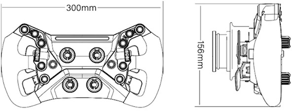 Simagic - Volante Simagic GT Neo c/ Quick Release QR50