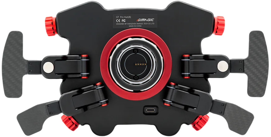 Simagic - Buttonplate Simagic GTPro HUB (K) - Compativel c/ P-330R (K) / P-325D(K)