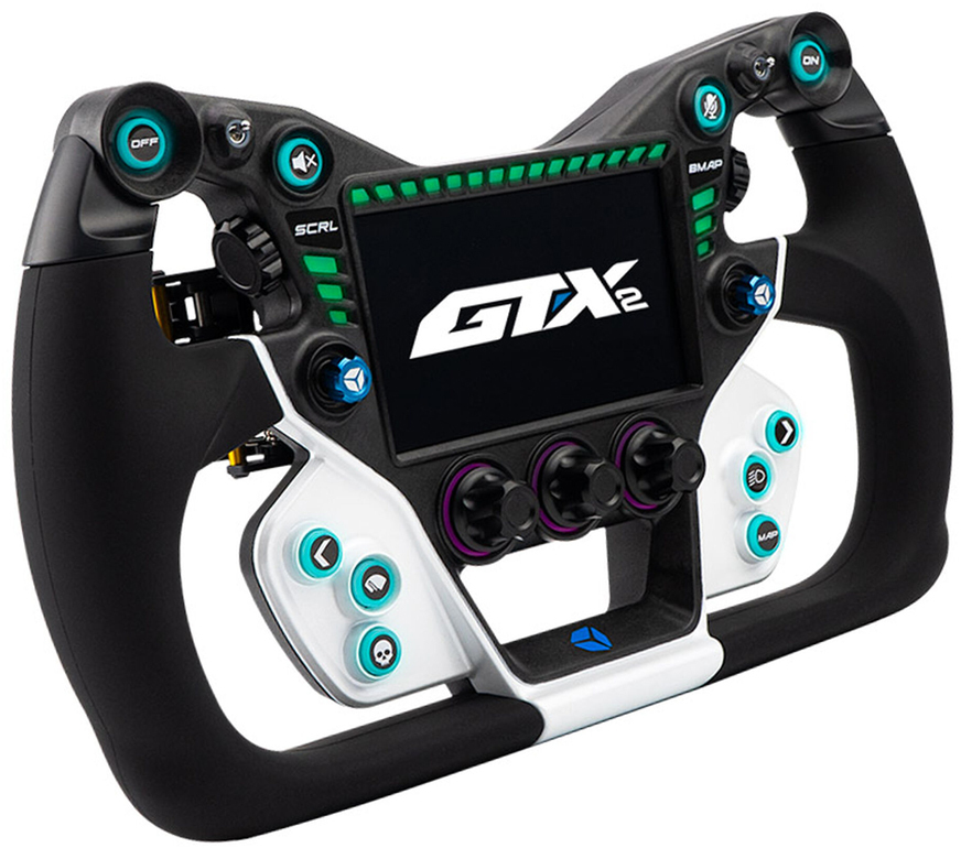 Picture of Picture of Volante Cube Controls GTX2 Grip (30cm) - Branco / Preto
