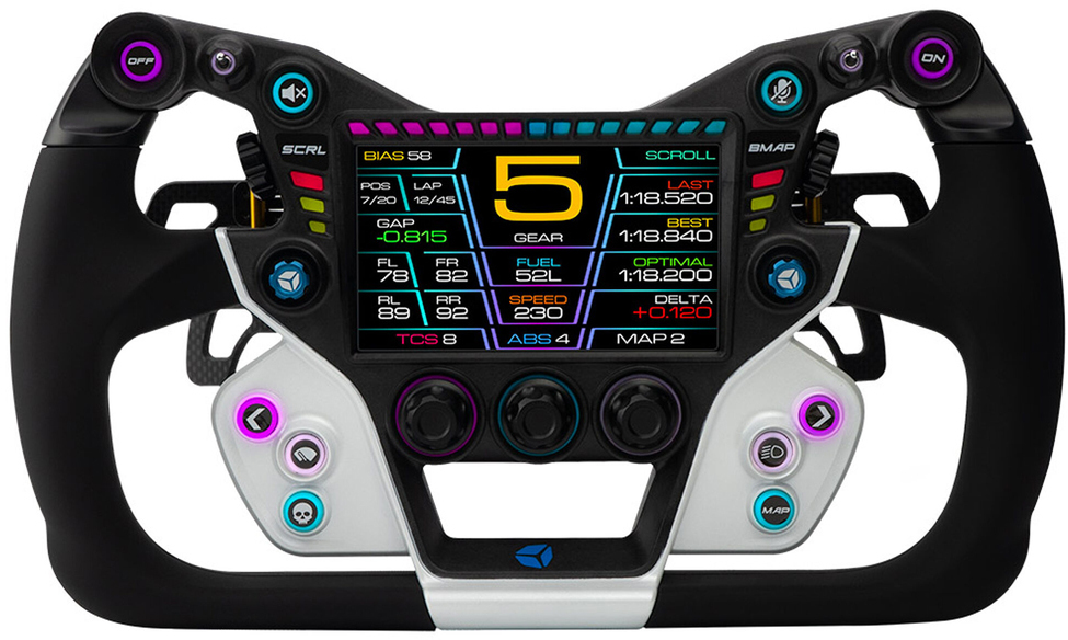 Picture of Picture of Volante Cube Controls GTX2 Grip (32cm) - Branco / Preto