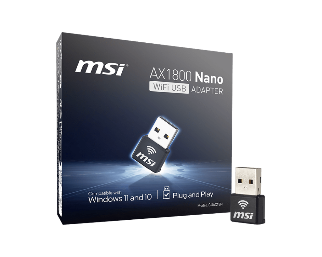 Picture of Picture of Adaptador USB MSI AX1800 Dual-Band Nano
