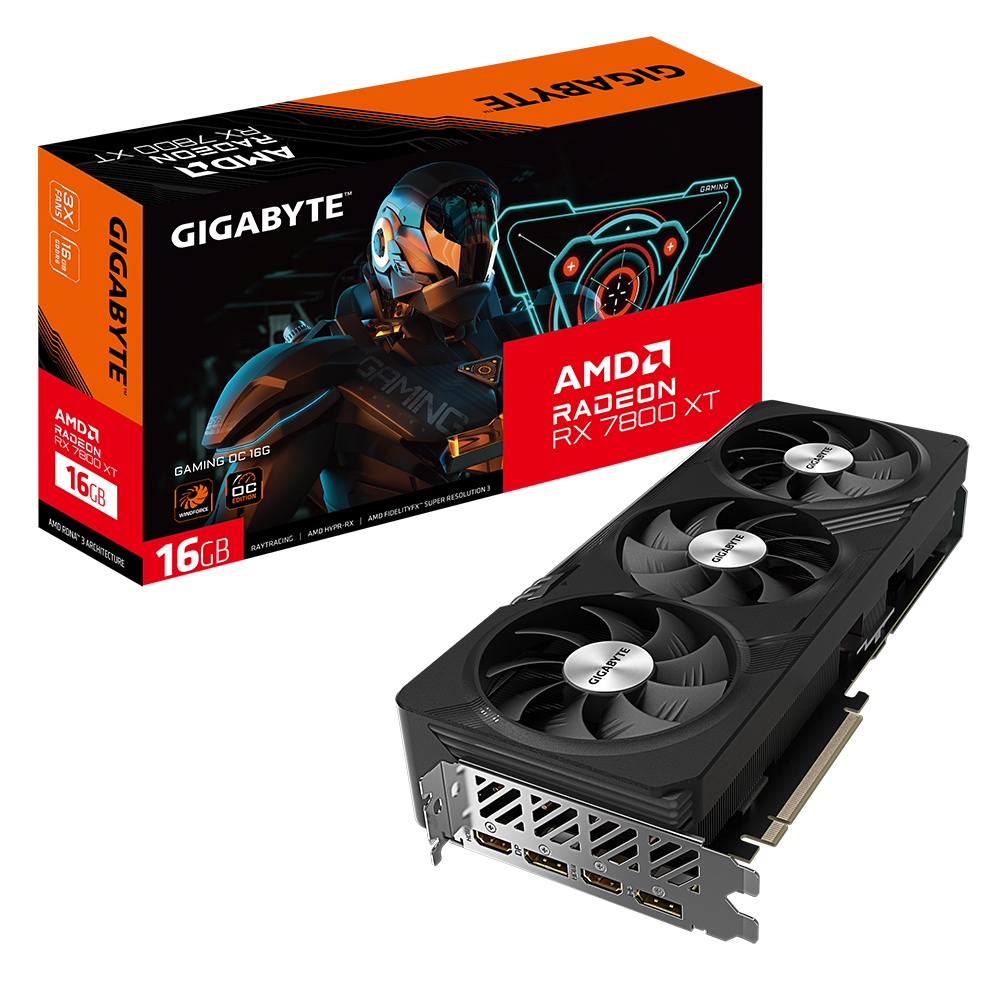Picture of Picture of Gráfica Gigabyte Radeon RX 7800 XT Gaming OC 16GB GDDR6