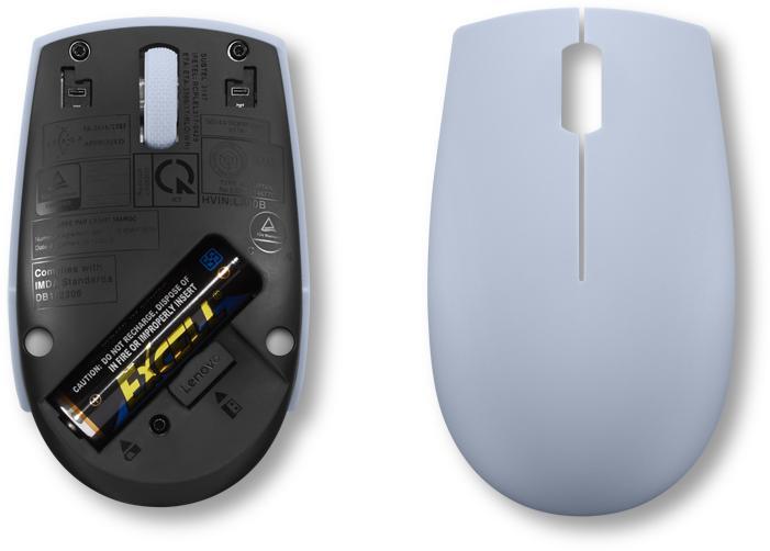 Lenovo - Rato Lenovo 300 Compact Wireless Frost Blue