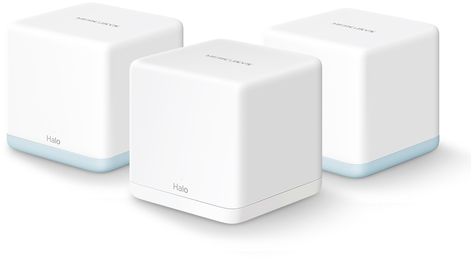- Sistema Mesh Mercusys HaloH32G AC1200 Whole Home Wi-Fi 5 Gigabit (Pack 3) Picture of - Sistema Mesh Mercusys HaloH32G AC1200 Whole Home Wi-Fi 5 Gigabit (Pack 3)