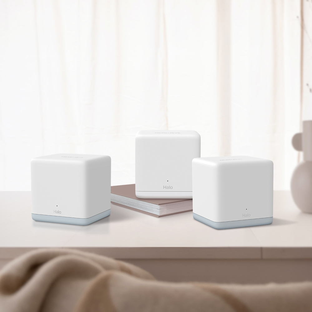 mercusys - Sistema Mesh Mercusys HaloH32G AC1200 Whole Home Wi-Fi 5 Gigabit (Pack 3)