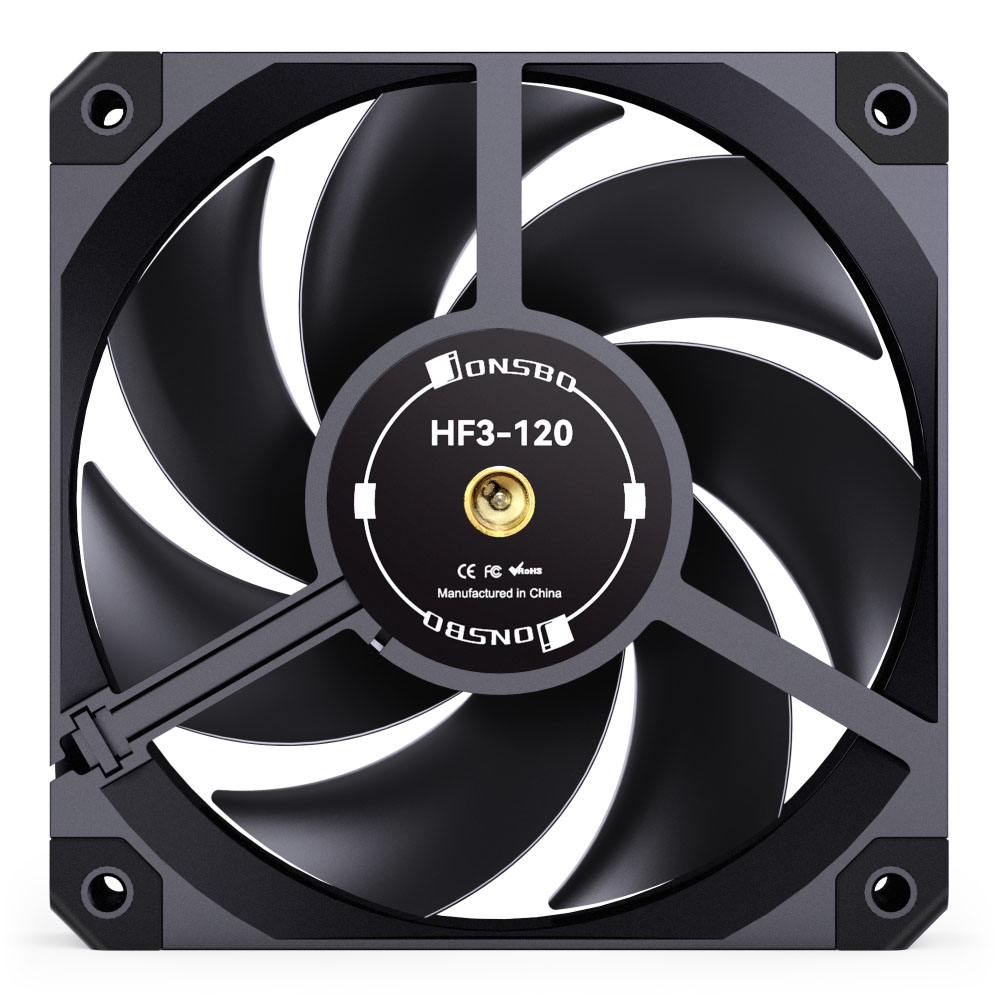 Jonsbo - Ventoinha Jonsbo HF3 Perfomance PWM Preto - 120mm