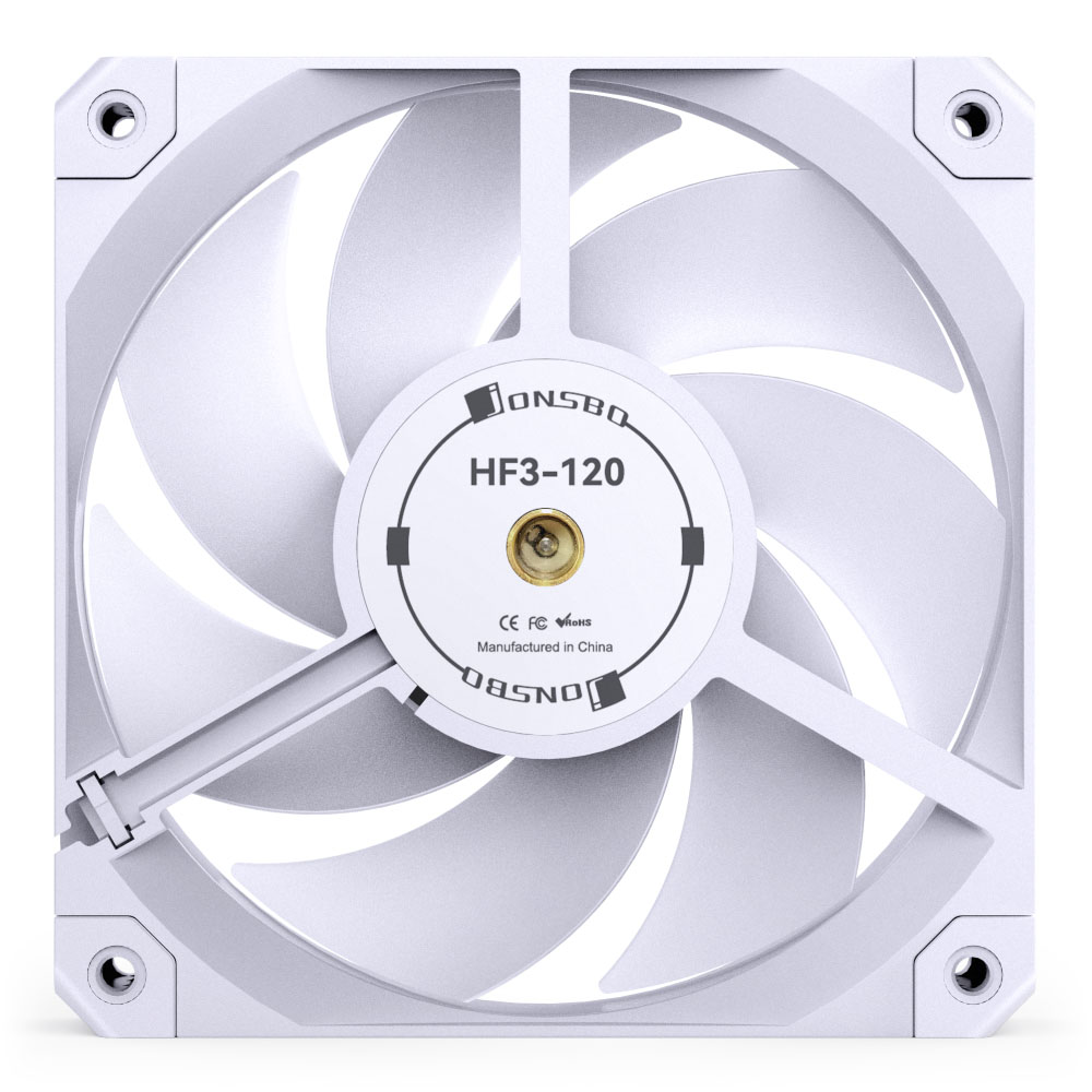 Jonsbo - Ventoinha Jonsbo HF3 Perfomance PWM Branco - 120mm