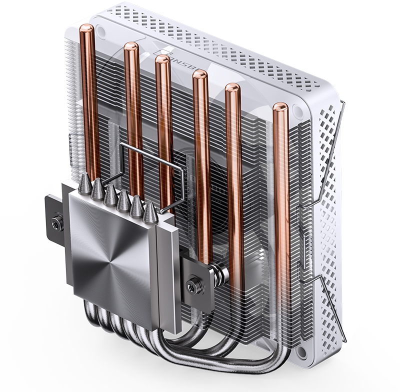 Jonsbo - Cooler CPU Jonsbo HP-600 ARGB LS White 120mm