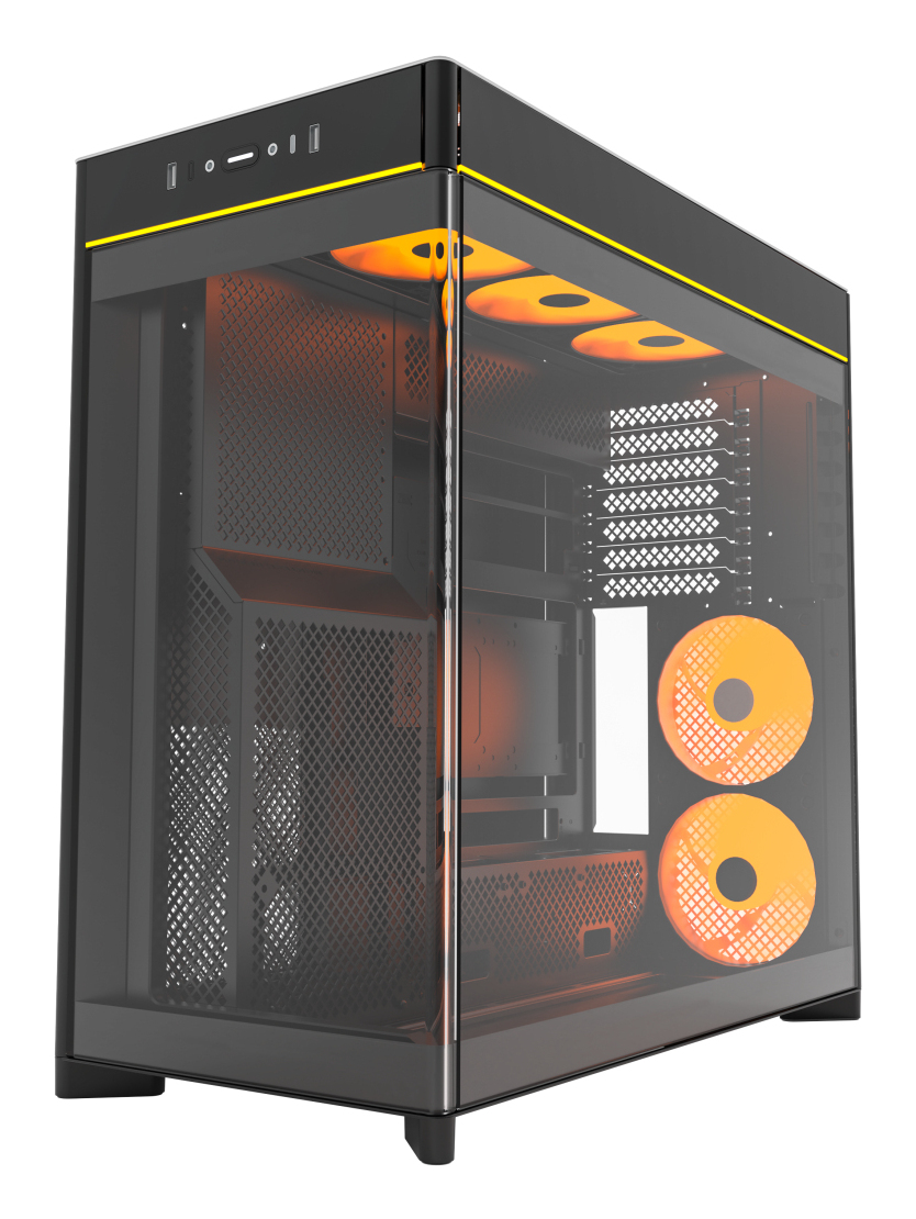 Montech - Caixa ATX Montech HS02 Pro Preto