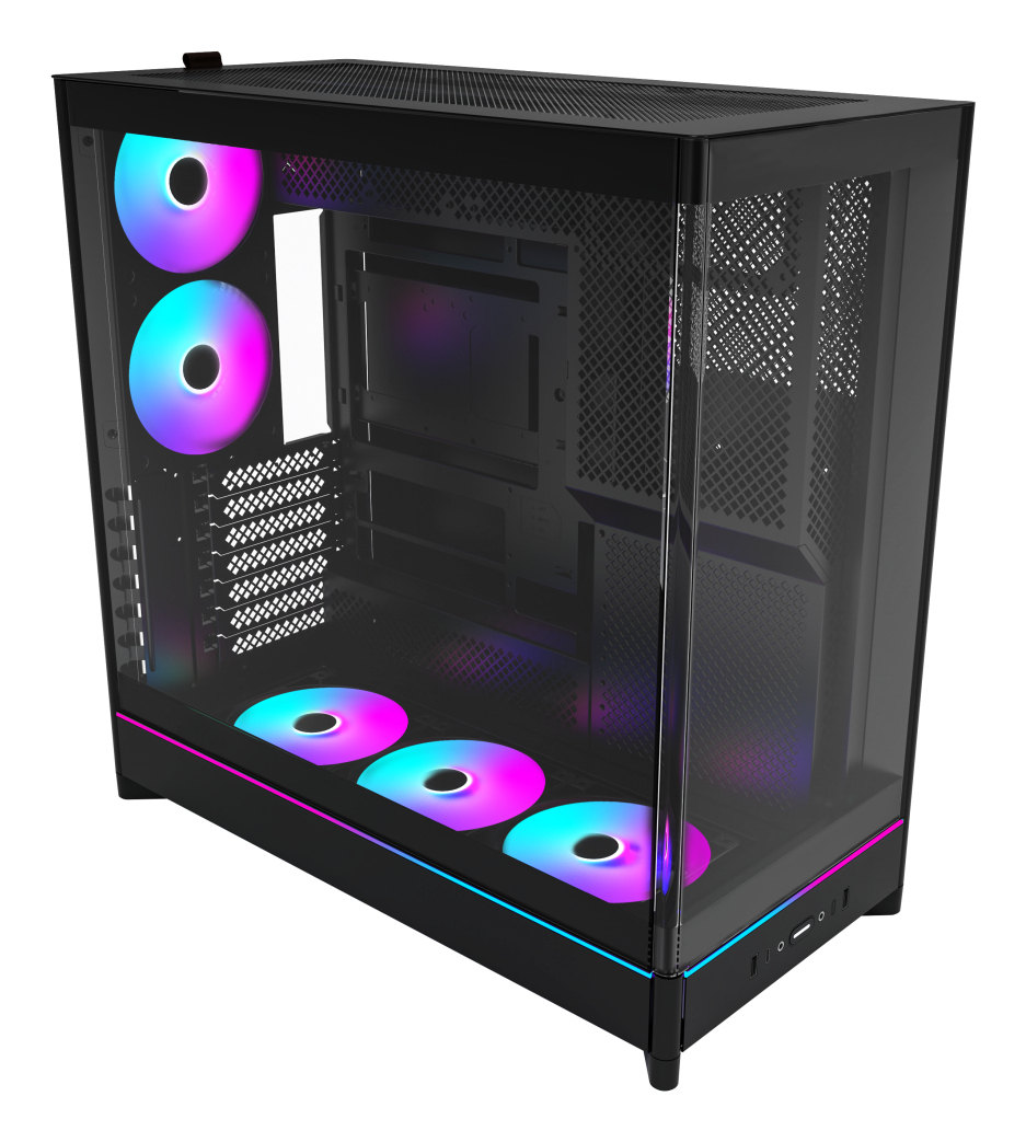 Montech - Caixa ATX Montech HS02 Pro Preto