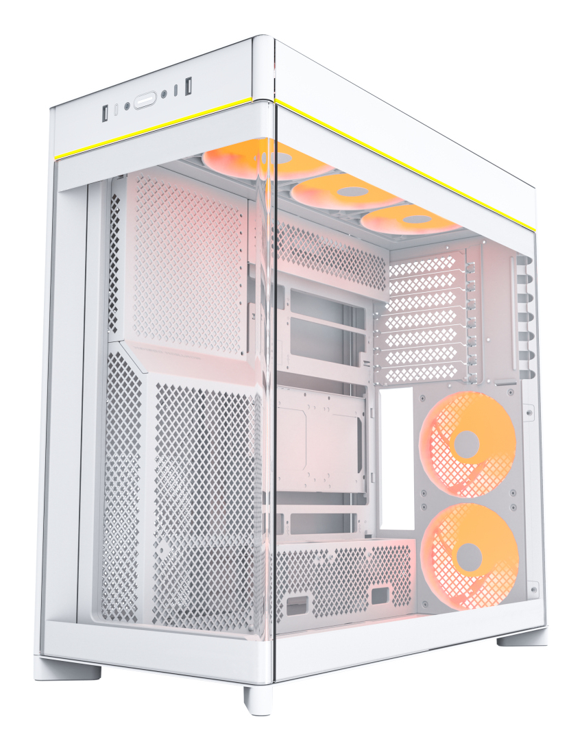 Montech - Caixa ATX Montech HS02 Pro Branco