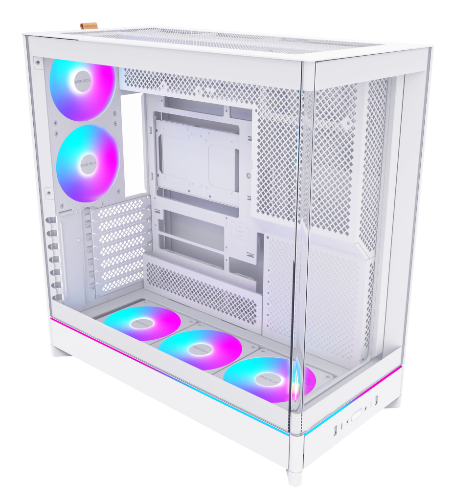 Montech - Caixa ATX Montech HS02 Pro Branco