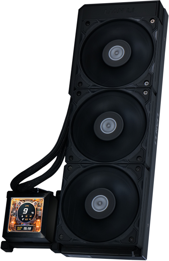 Picture of Picture of Water Cooler CPU AIO Lian Li HydroShift LCD 360S Preto - 360mm
