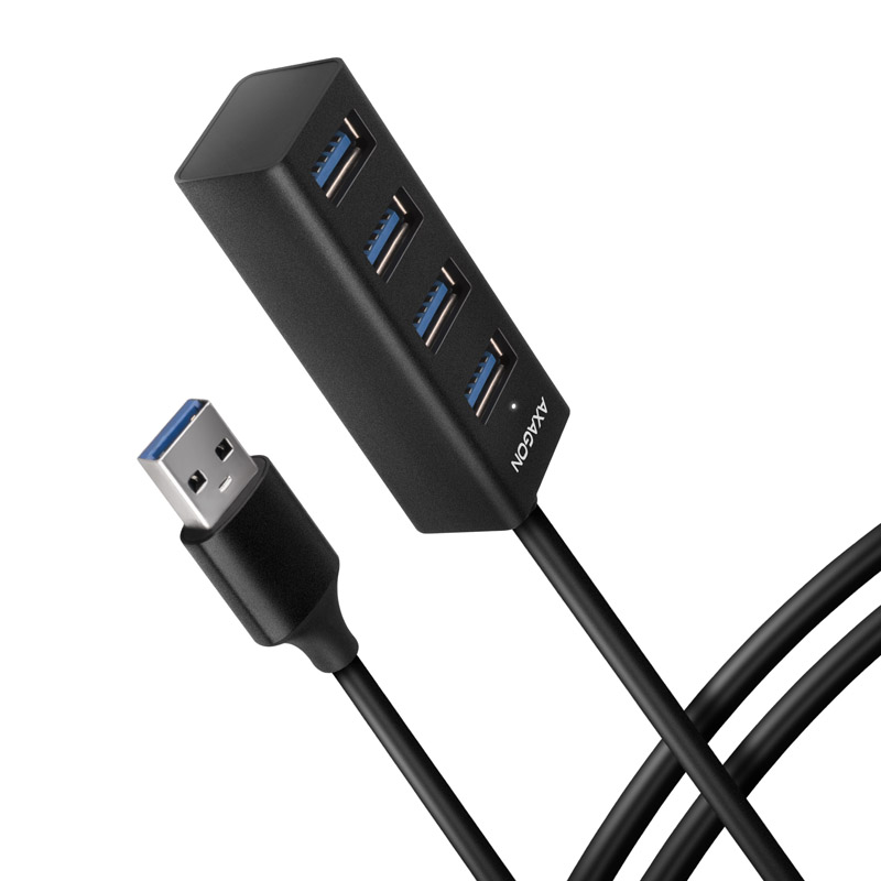 AXAGON - USB-A-Hub AXAGON HUE-M1AL, 4x USB 3.2 - 1.2m