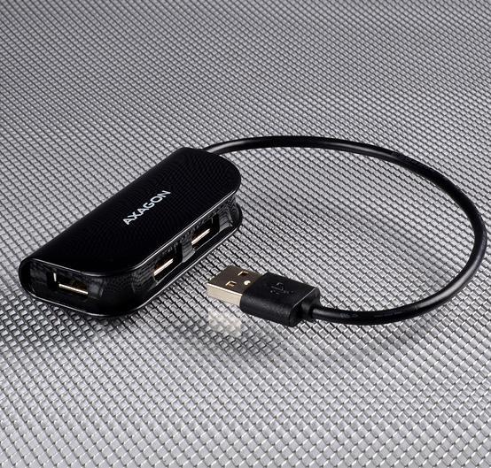 Picture of Picture of HUB USB AXAGON HUE-X4B 4x USB2.0 READY Preto