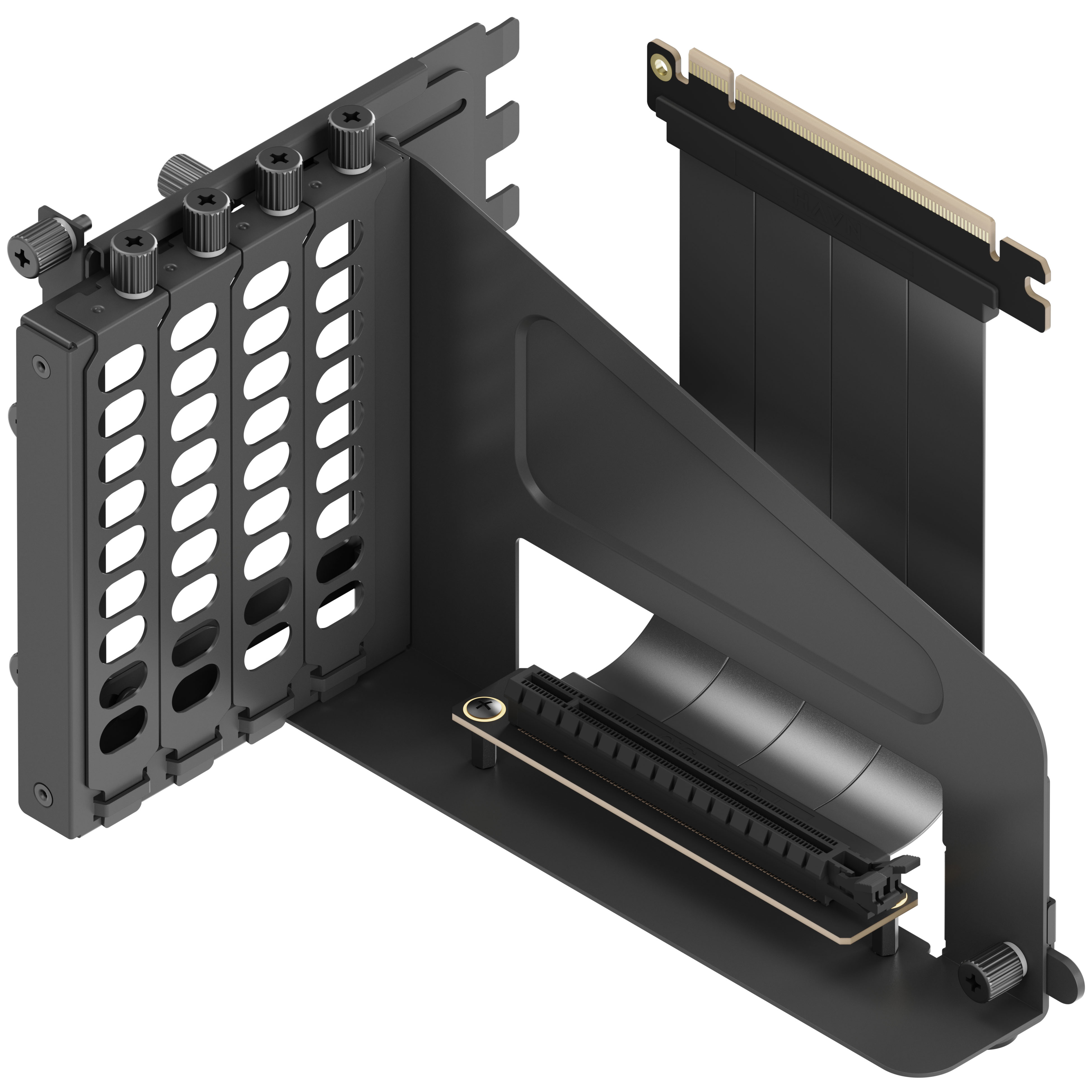 Picture of Picture of Suporte Vertical GPU HAVN Com Riser - Preto