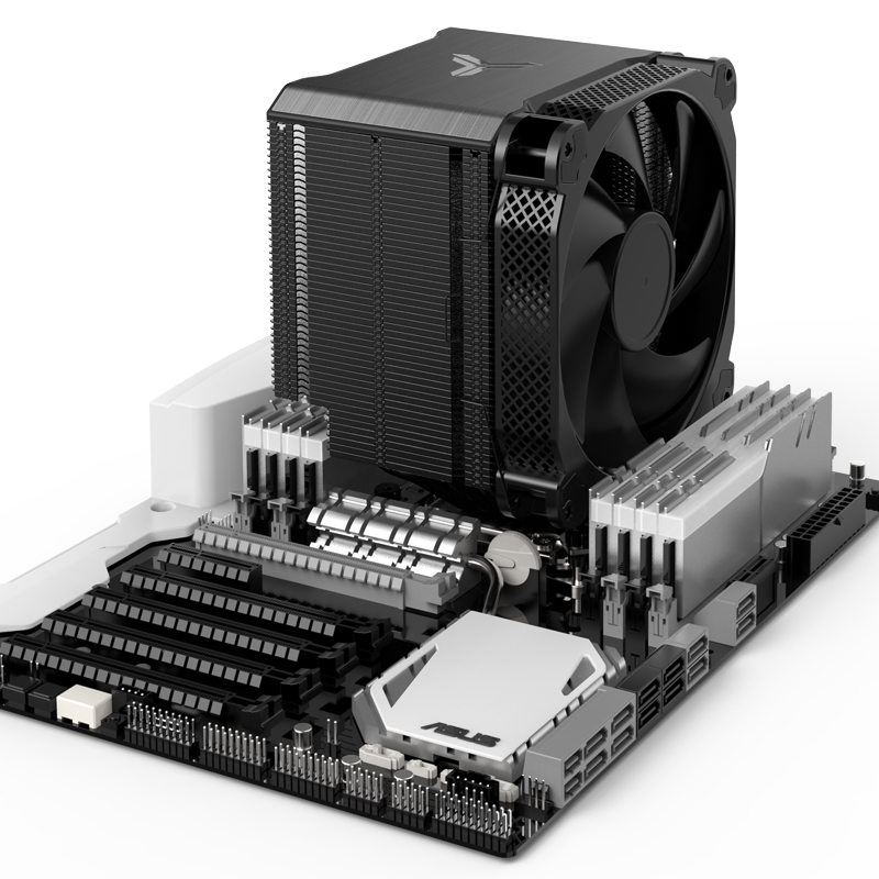 Jonsbo - Cooler CPU Jonsbo HX6250 Preto - 140mm (LGA 1700)