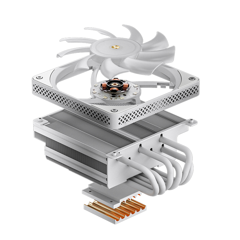 Jonsbo - Cooler CPU Jonsbo HX6200D Branco - 120mm (LGA 1700)