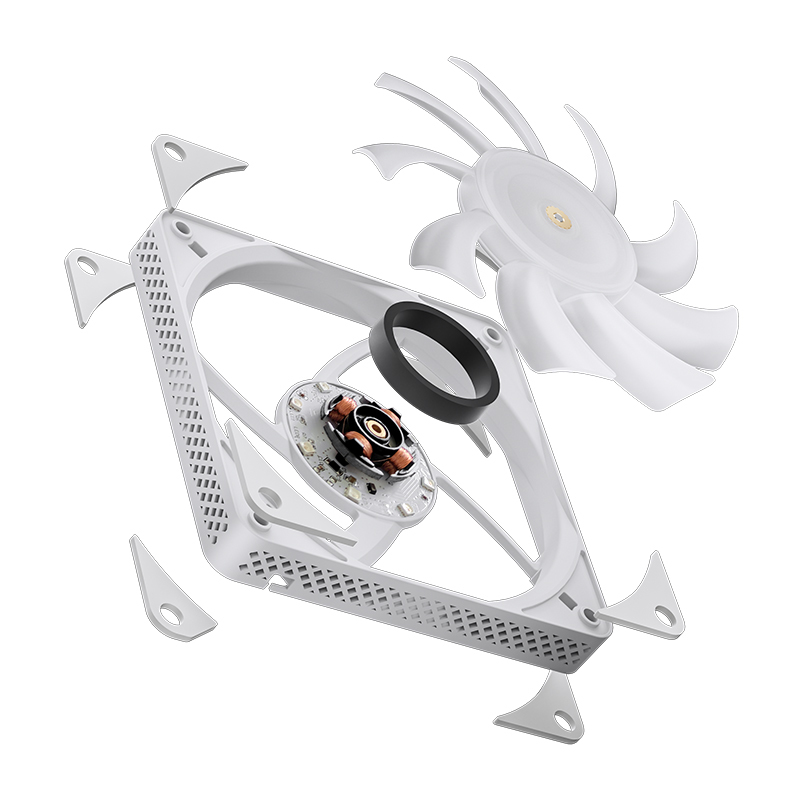 Jonsbo - Cooler CPU Jonsbo HX6200D Branco - 120mm (LGA 1700)