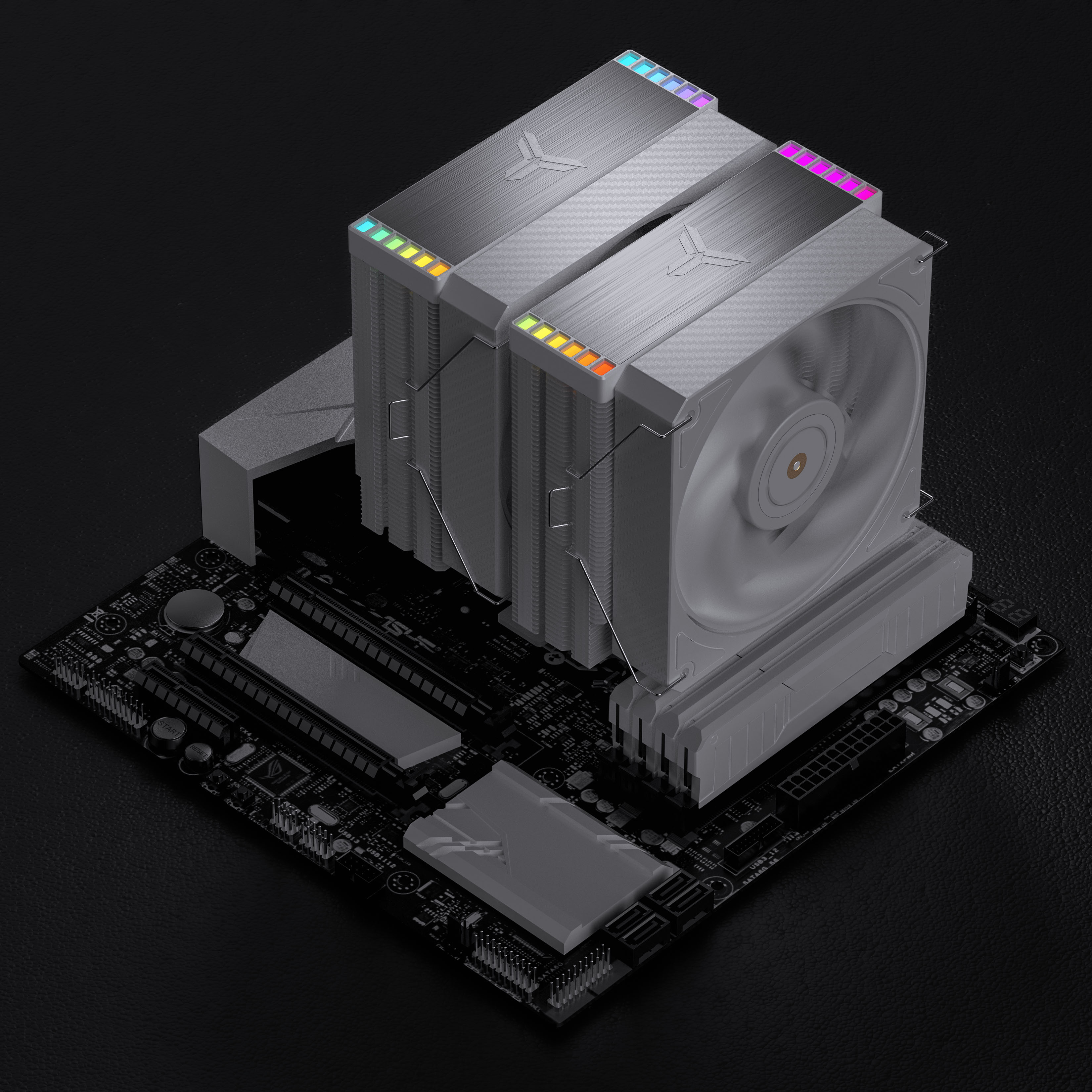 Jonsbo - Cooler CPU Jonsbo HX6280 Branco - 130mm