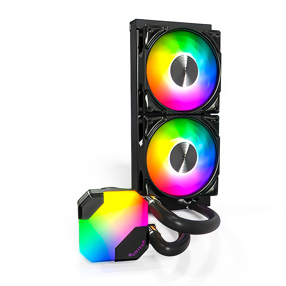 Picture of Picture of Water Cooler CPU Montech HyperFlow ARGB 240mm Preto