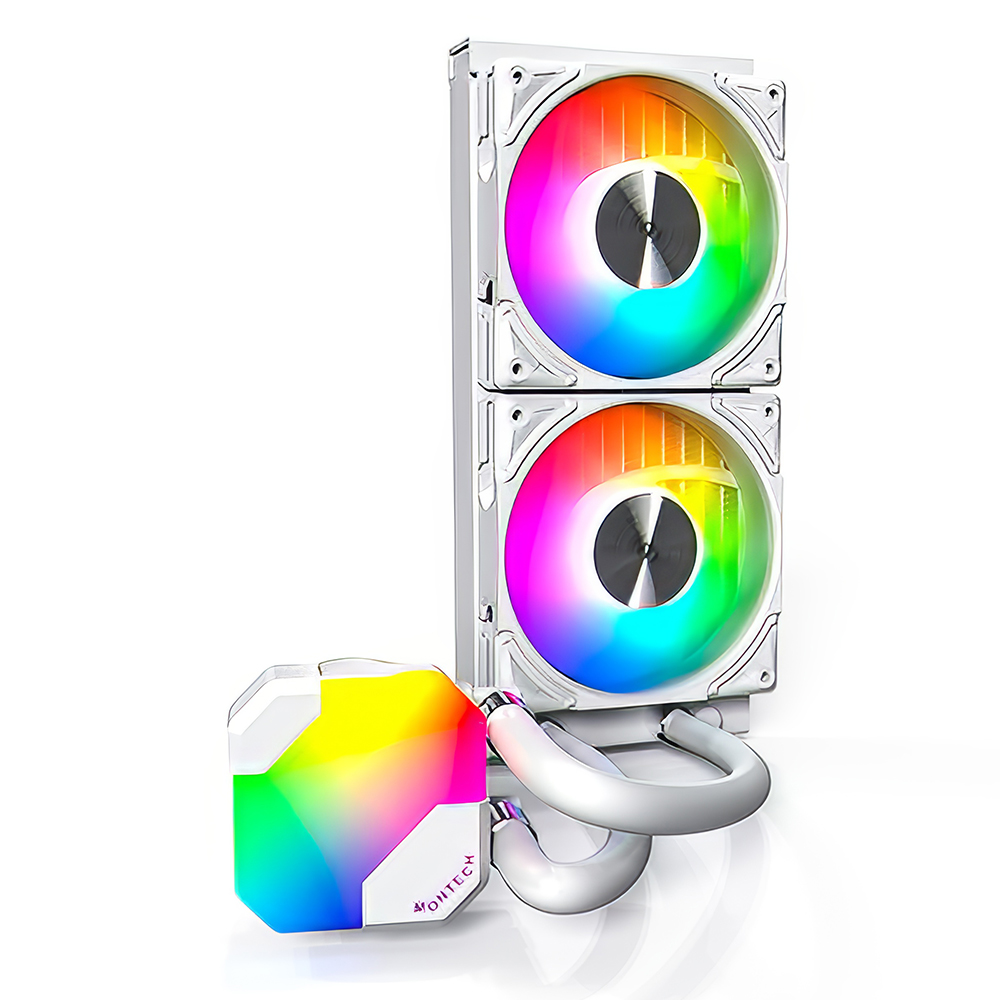 Picture of Picture of Water Cooler CPU Montech HyperFlow ARGB 240mm Branco