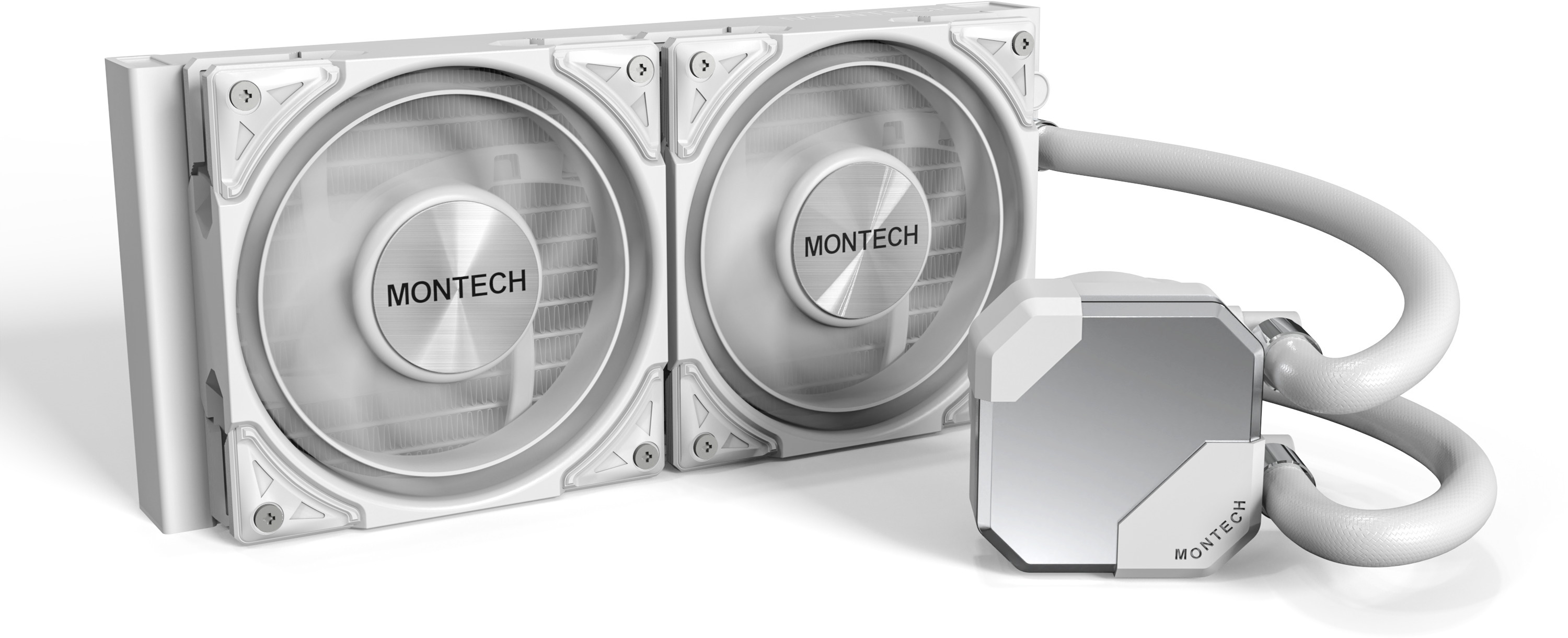 Picture of Picture of Water Cooler CPU Montech HyperFlow Silent 240mm Branco