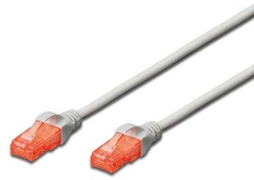 Picture of Picture of Cabo de Rede Ewent RJ45 U/UTP Cat.6 0.5 M Cinzento