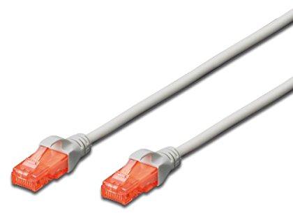 Picture of Picture of Cabo de Rede Ewent RJ45 U/UTP Cat.6 2 M Cinzento