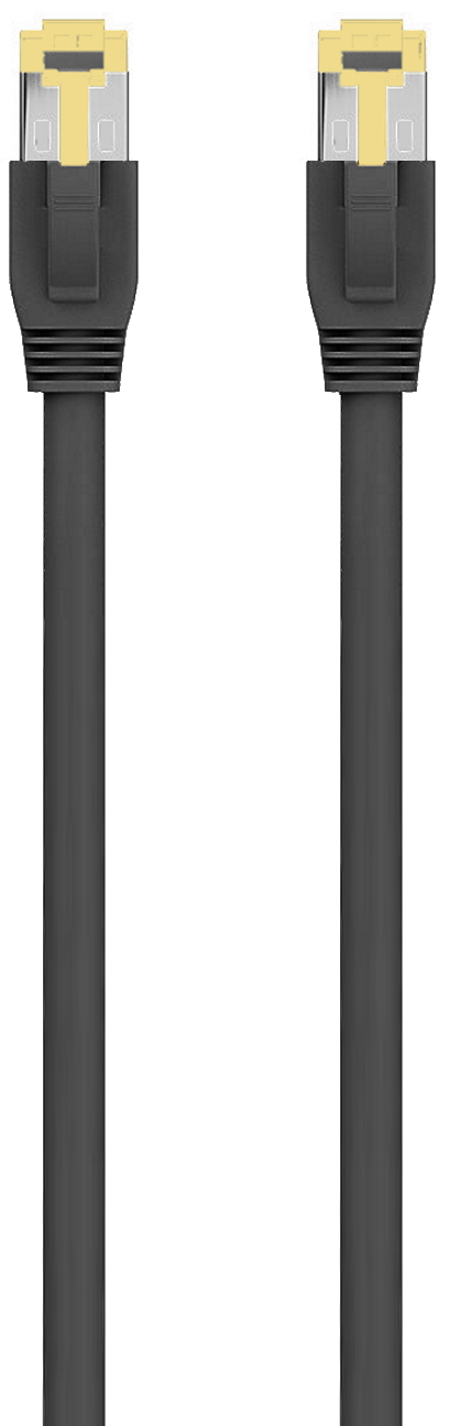 Ewent - Cabo de Rede Ewent RJ45 LSZH S/FTP Cat 8.1 AWG26/7 50 CM Preto