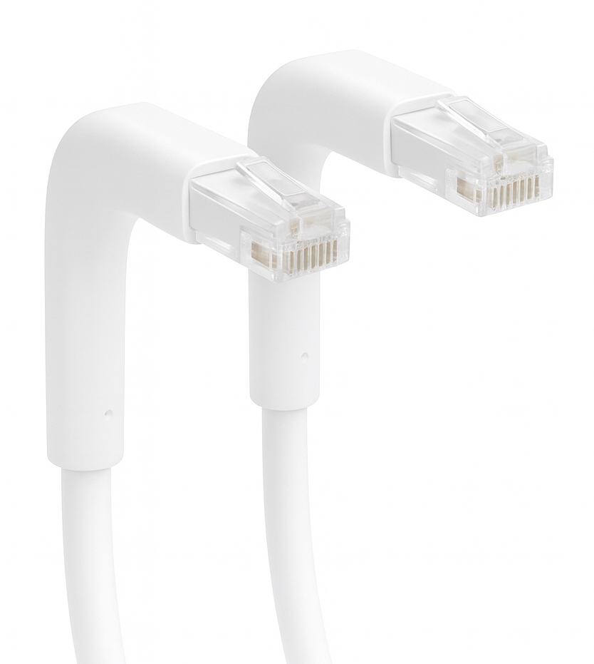 Ewent - Cabo de Rede Ewent IM1300 CAT.6a U/UTP Slim Flexível 100% Cobre 0.2m Branco