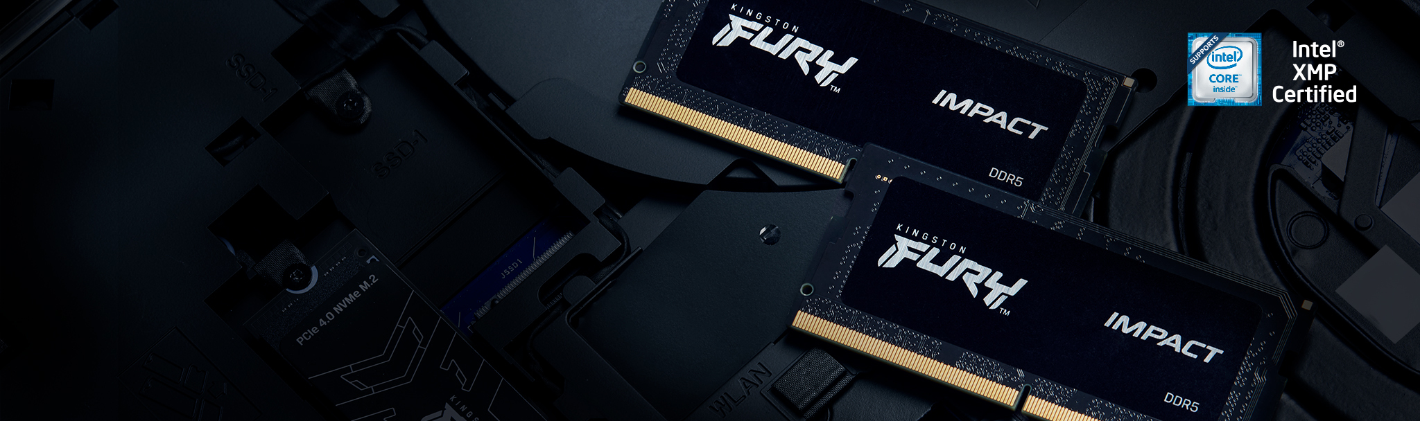 Kingston - Kingston SO-DIMM 16GB DDR5 4800MHz Fury Impact CL38