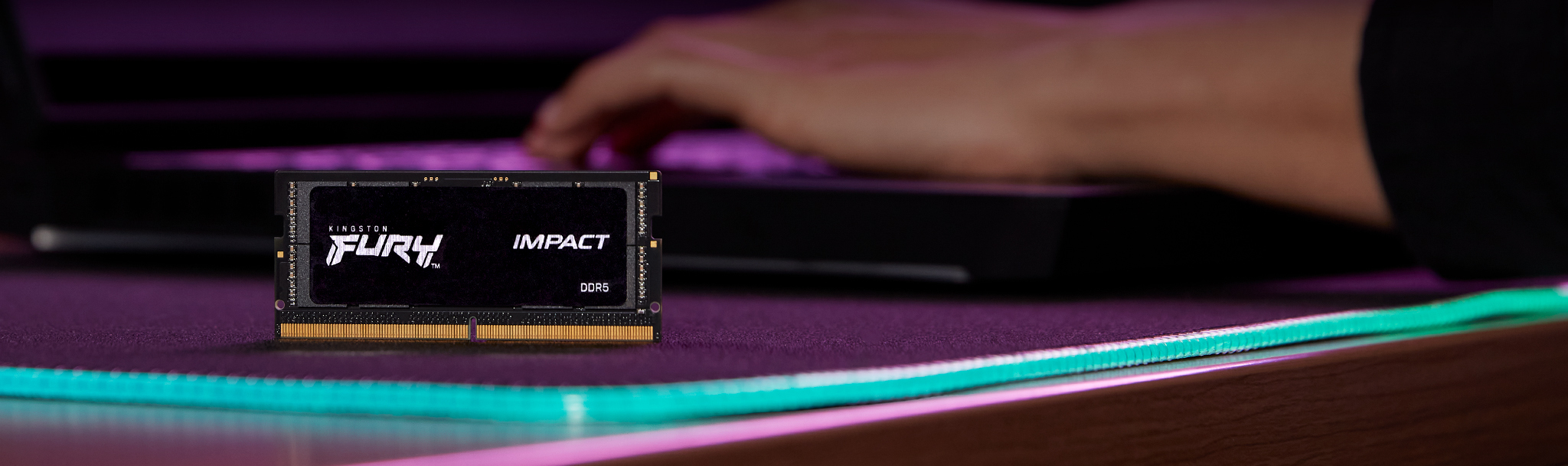 Kingston - Kingston SO-DIMM 16GB DDR5 4800MHz Fury Impact CL38