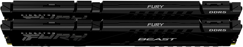 Kingston - Kingston Kit 32GB (2 x 16GB) DDR5 5200MHz FURY Beast Preto CL40