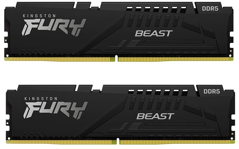 Picture of Picture of Kingston Kit 64GB (2 x 32GB) DDR5 5600MHz FURY Beast EXPO Preto 2R CL36