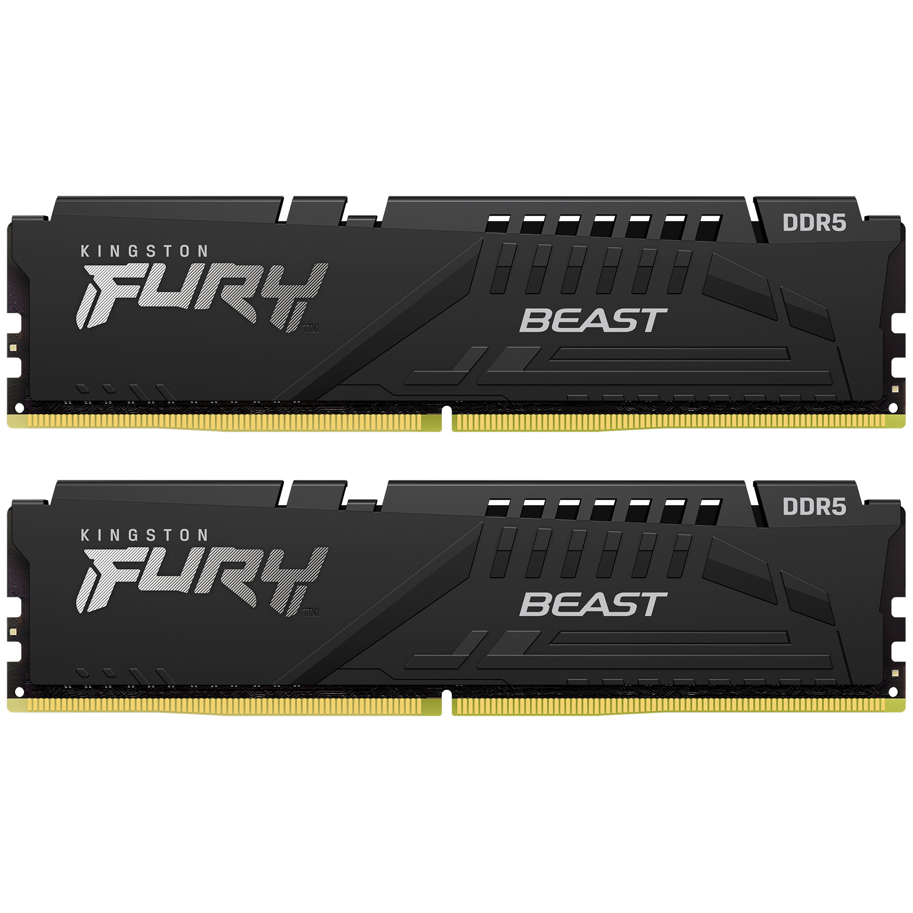 Kingston - Kingston Kit 32GB (2 x 16GB) DDR5 6000MHz FURY Beast Preto CL30