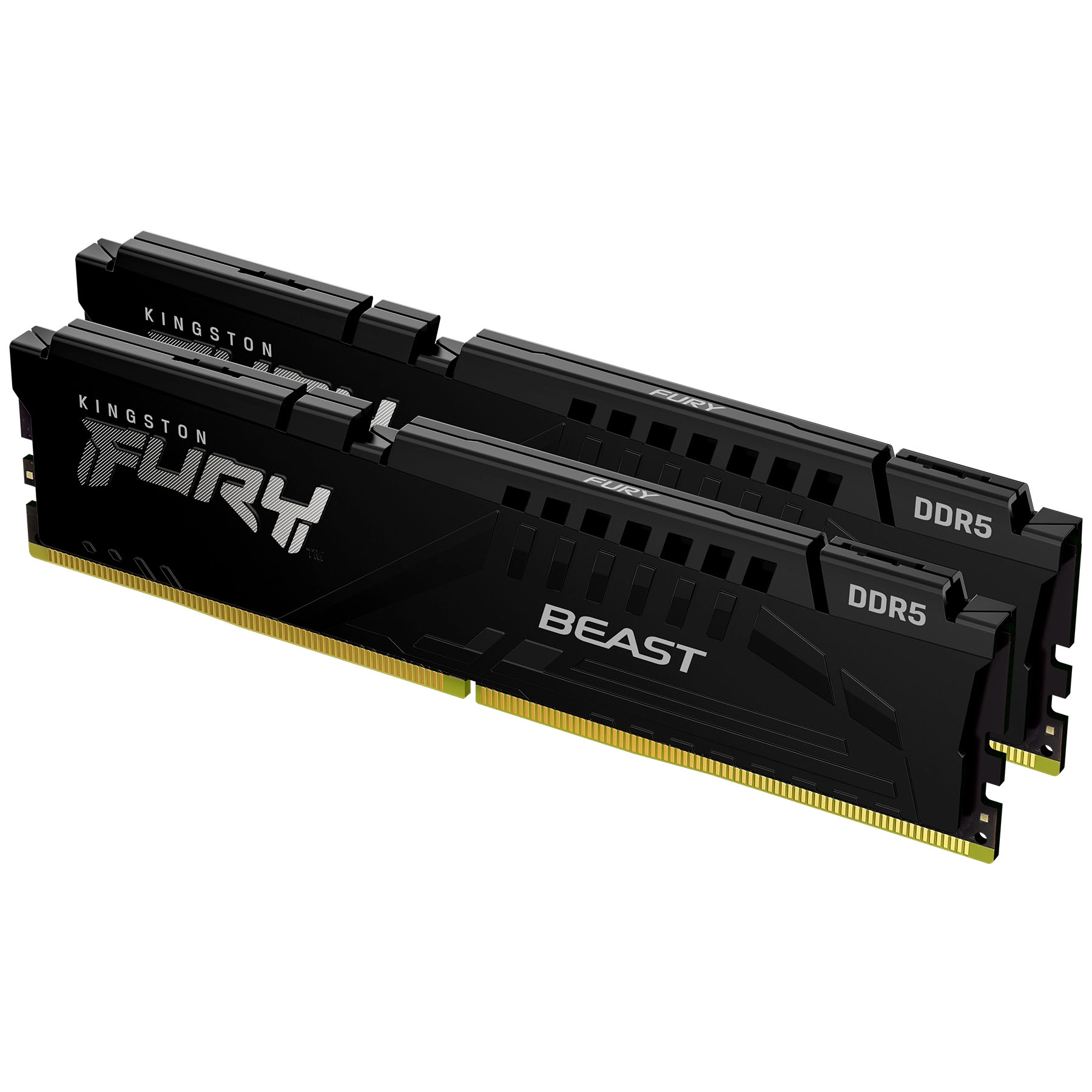 Picture of Picture of Kingston Kit 64GB (2 x 32GB) DDR5 6000MHz FURY Beast EXPO Preto 2R CL30