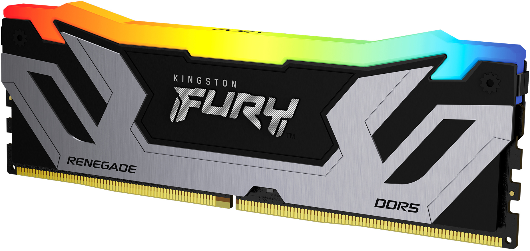 Picture of Picture of Kingston Kit 48GB (2 x 24GB) DDR5 CU-DIMM 8400MHz FURY Renegade RGB Silver CL40