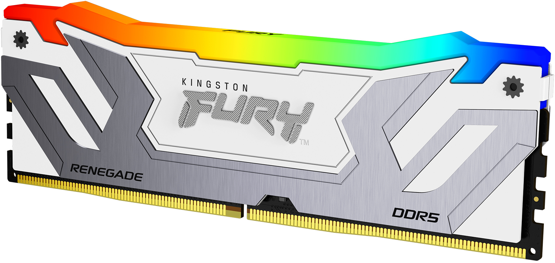 Picture of Picture of Kingston Kit 48GB (2 x 24GB) DDR5 CU-DIMM 8400MHz FURY Renegade RGB White CL40