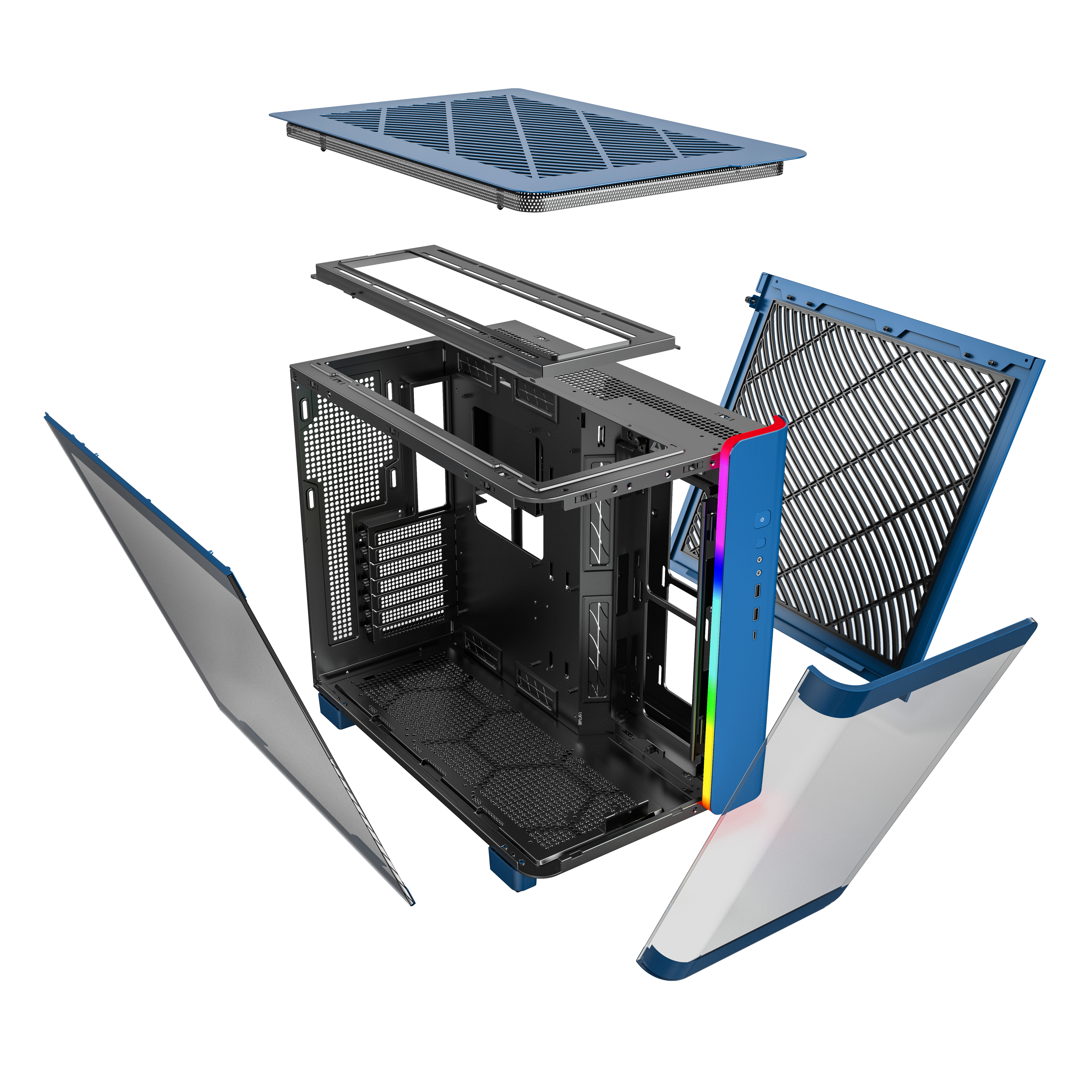 Montech - Caixa ATX Montech King 95 Azul