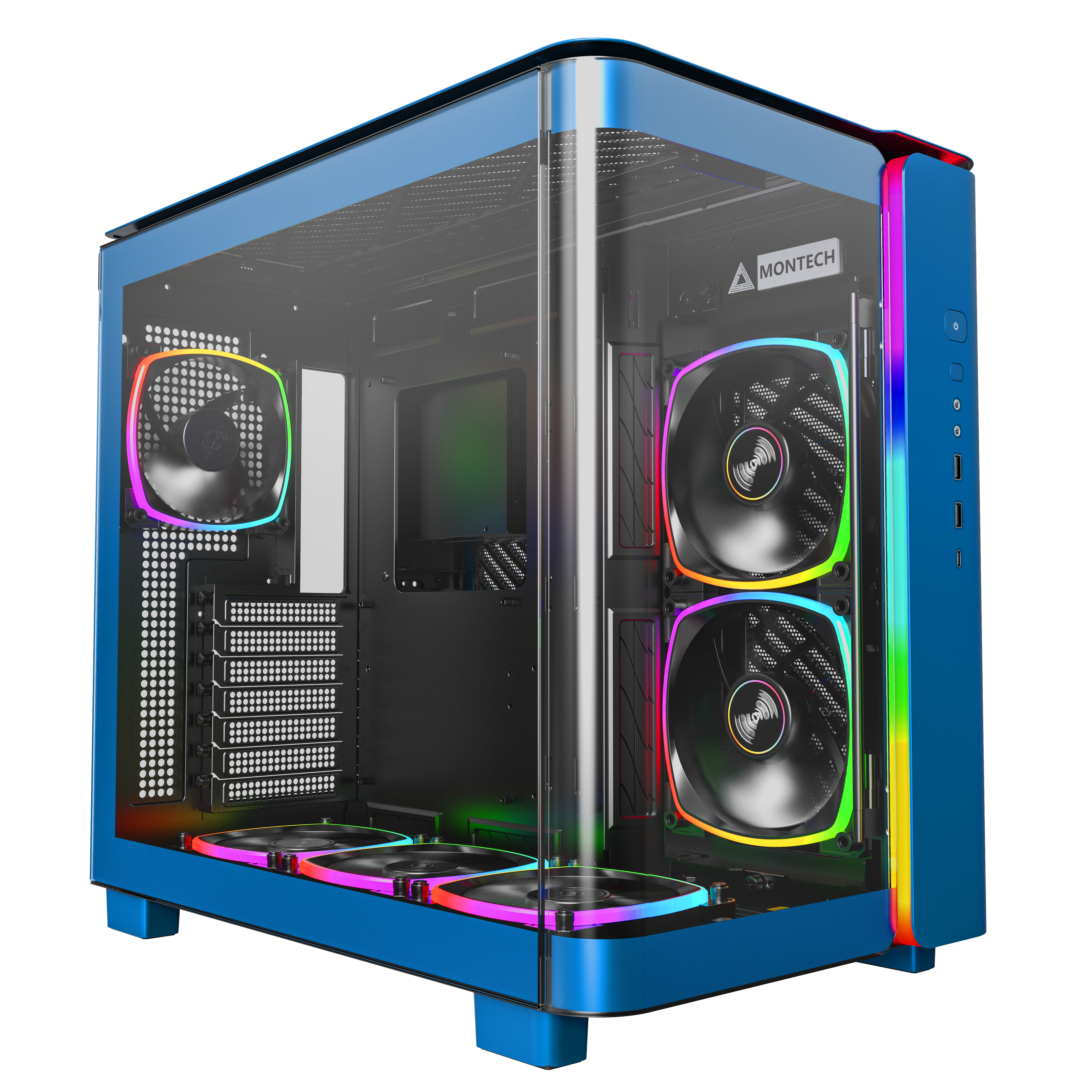 Picture of Picture of Caixa ATX Montech King 95 PRO Azul