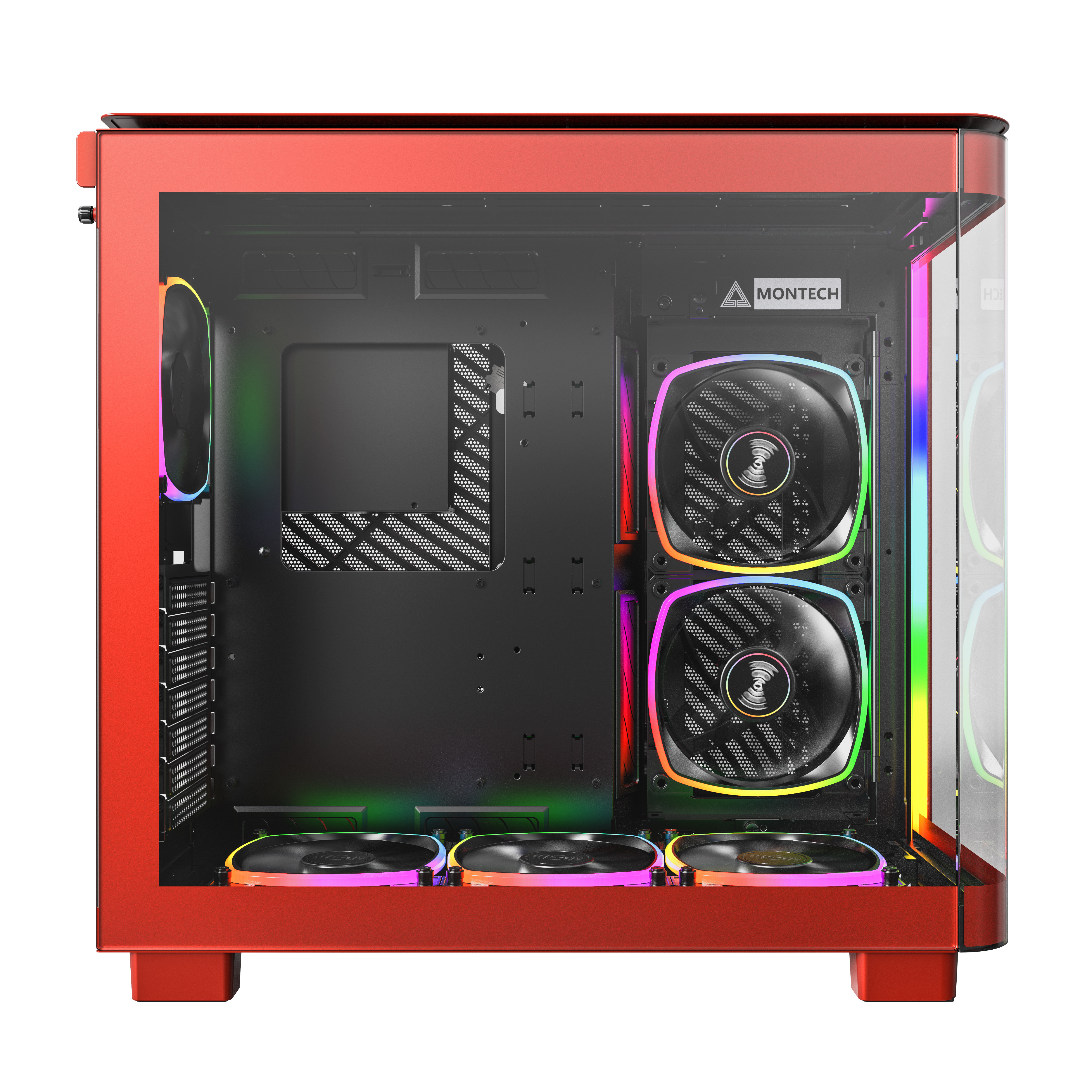 Montech - Caixa ATX Montech King 95 PRO Red
