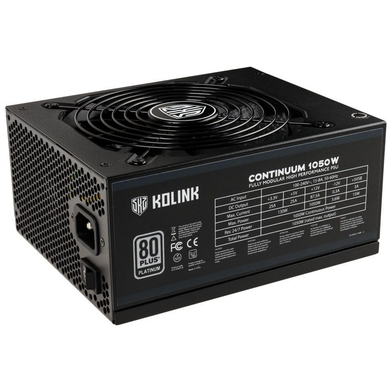 Picture of Picture of Fonte Modular Kolink Continuum 1050W 80+ Platinum