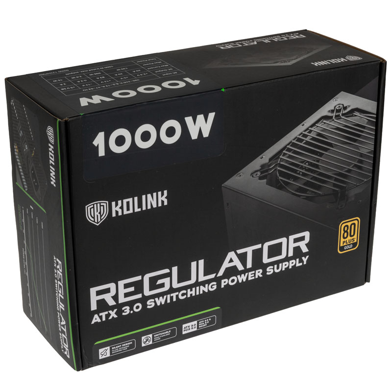 Kolink - Fonte Modular Kolink Regulator 1000W Gen5. 80+ Gold