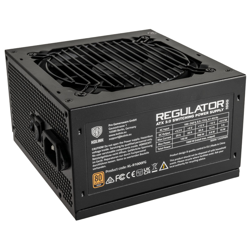 Picture of Picture of Fonte Modular Kolink Regulator 1000W Gen5. 80+ Gold