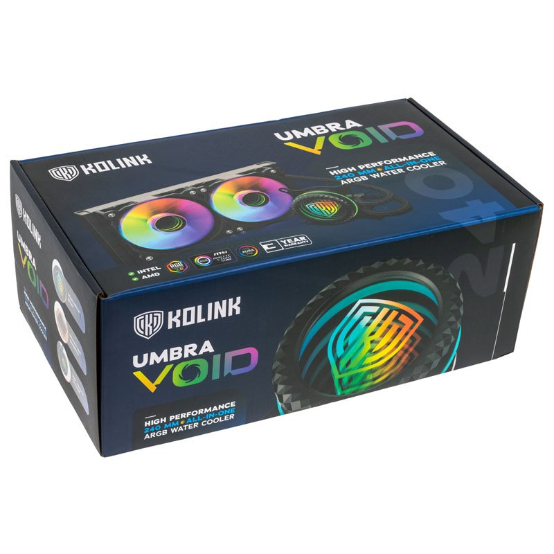 Kolink - Water Cooler CPU AIO Kolink Umbra Void Performance ARGB - 240mm