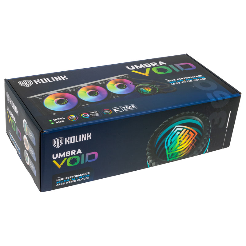 Kolink - Water Cooler CPU AIO Kolink Umbra Void Performance ARGB - 360mm
