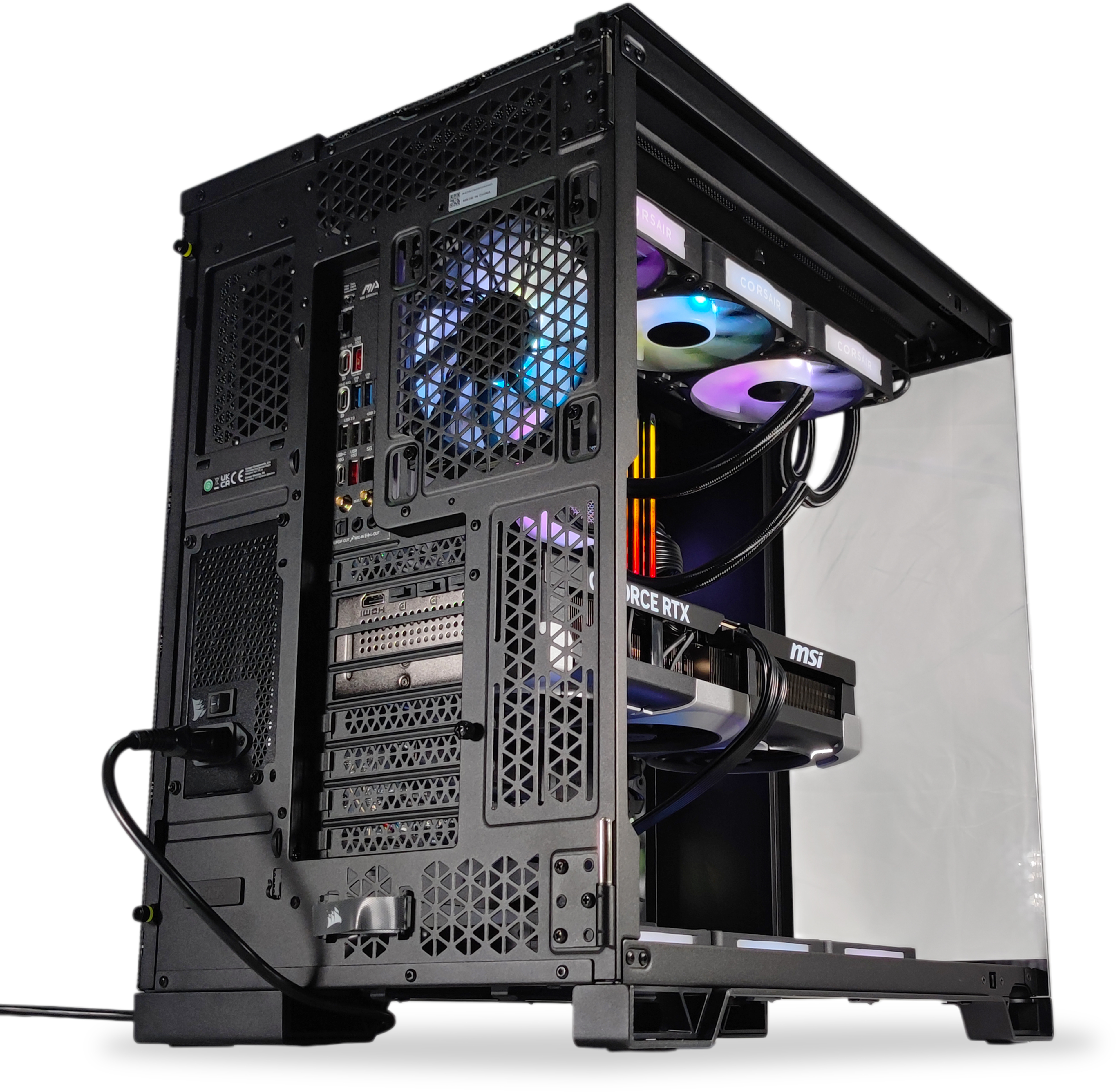 King Mod Systems - Computador King Mod Gamer-PC x iCUE Impakt Edition Ryzen 7 9800X3D 64GB DDR5 2TB RTX 5090 WiFi W11