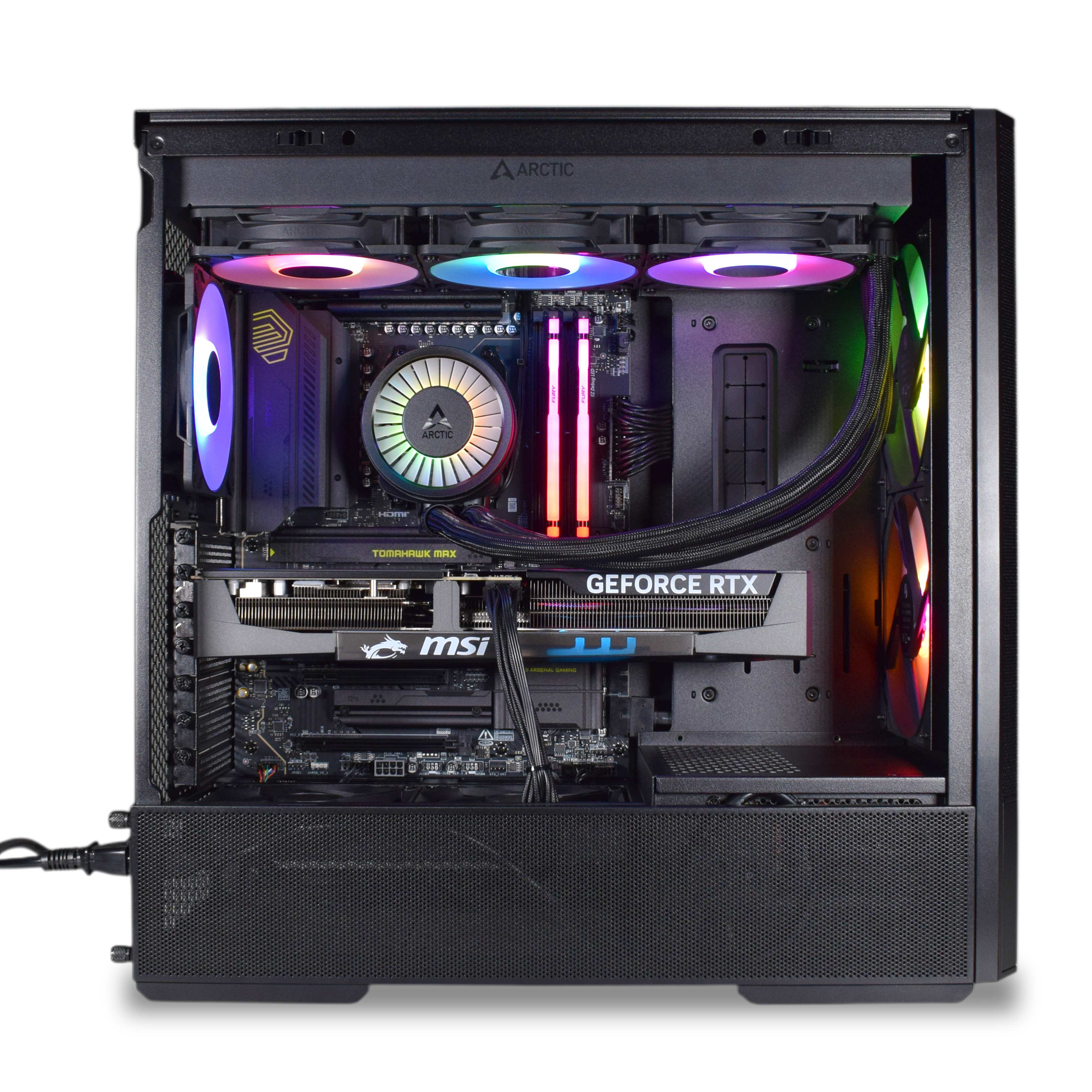 King Mod Systems - Computador King Mod Gamer-PC Ryzen 7 9800X3D 32GB DDR5 2TB RTX 5070 Ti WiFi W11